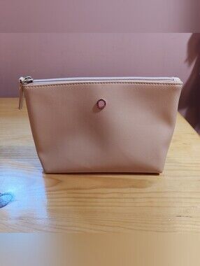 bvlgari Parfum Pouch, Pinkish Cream Colour